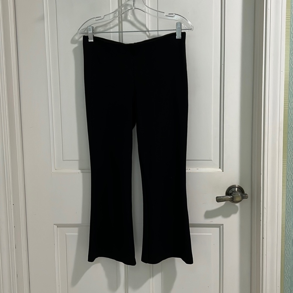 Bailey 44 black cropped, flared pants.